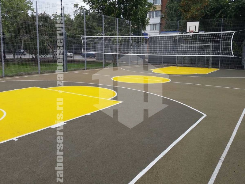 3D заборы для спортивной площадки 10 соток 3,5мм