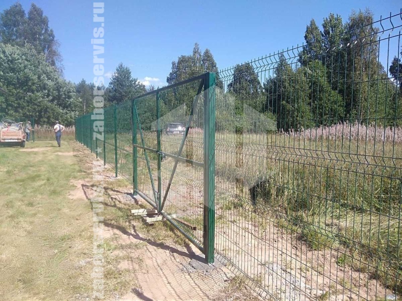 3D заборы для частного дома 100 метров 4мм