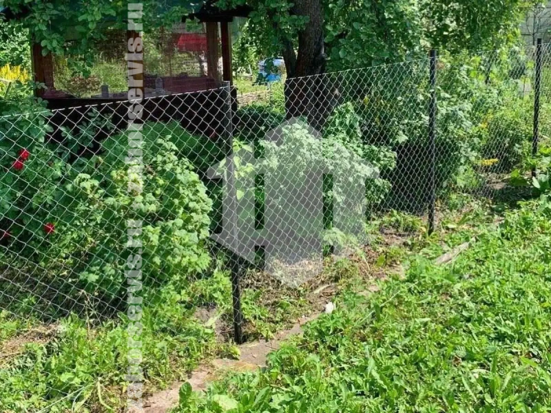 Забор из сетки рабицы в натяг 200 метров