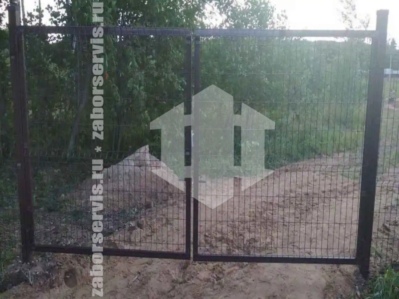 3D забор 86 метров коричневый 5мм