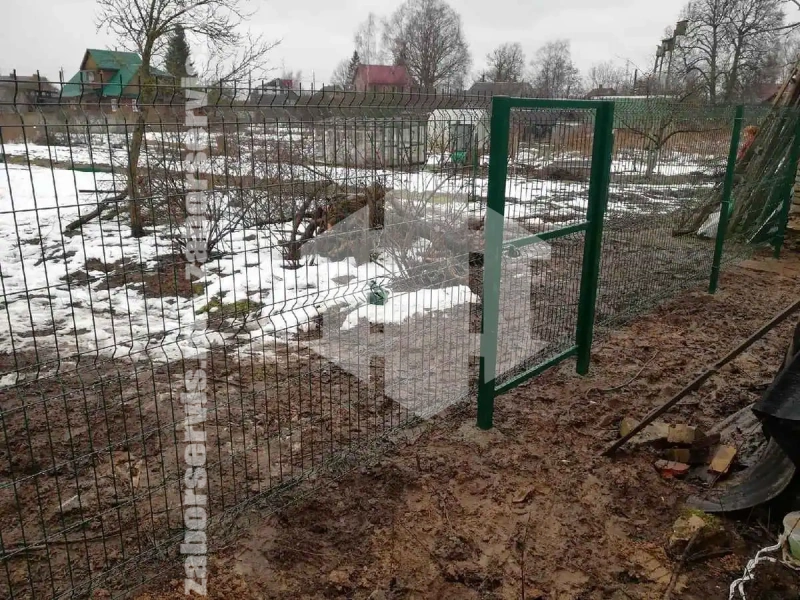 Секционный 3D забор 70 метров