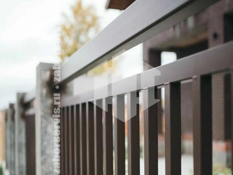 Забор сварной секционный 74 метра