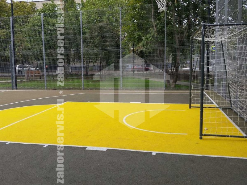 3D заборы для спортивной площадки 10 соток 3,5мм