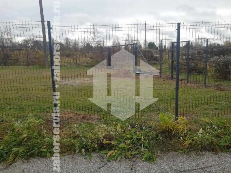 Забор из сетки гиттер 70 метров