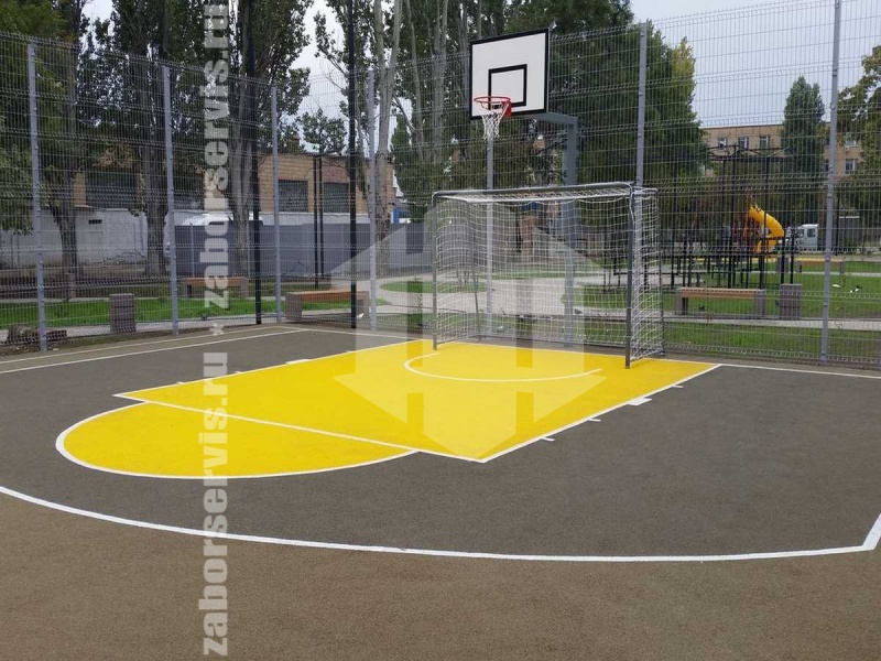 3D заборы для спортивной площадки 10 соток 3,5мм