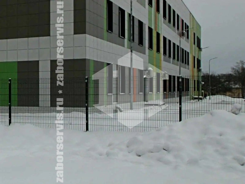 3D заборы для детского сада 300 метров 6мм