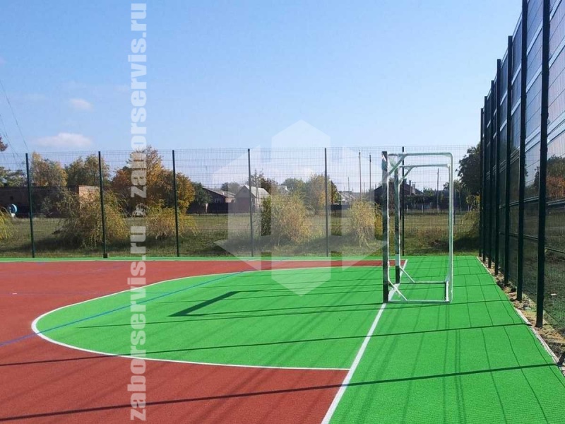 3D заборы зеленый для спортивной площадки 100 метров 4мм