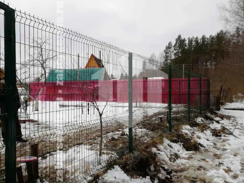 3D заборы для частного дома 63 метра 4мм