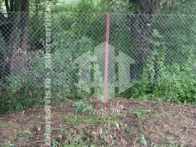 Забор из сетки рабицы в натяг 94 метра