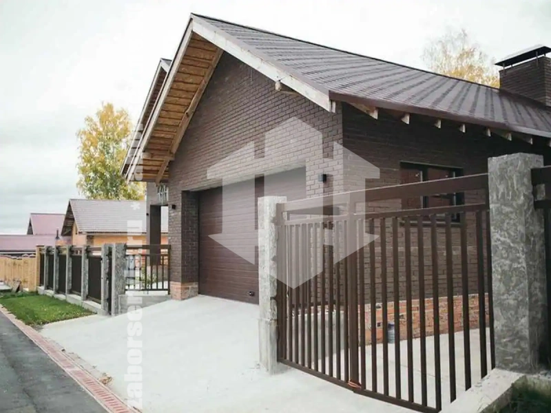 Забор сварной секционный 74 метра