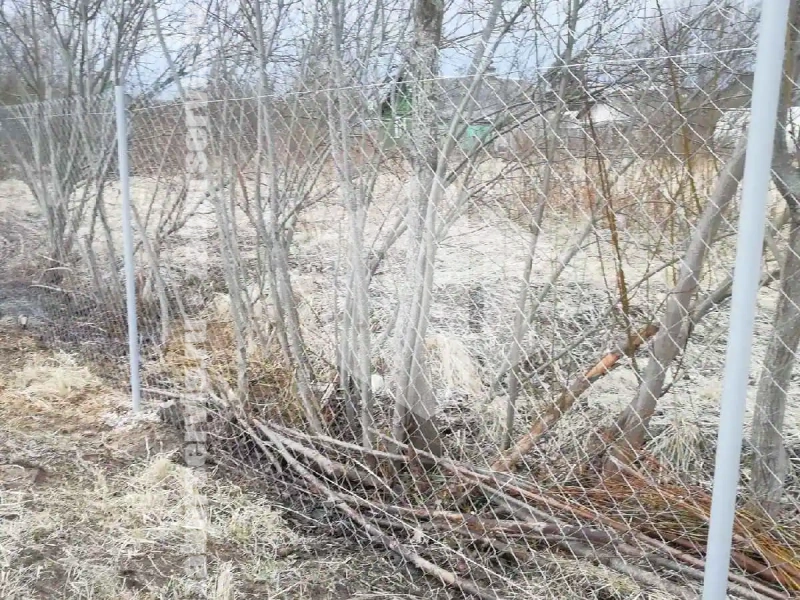 Забор из сетки рабицы с проволокой 52 метра