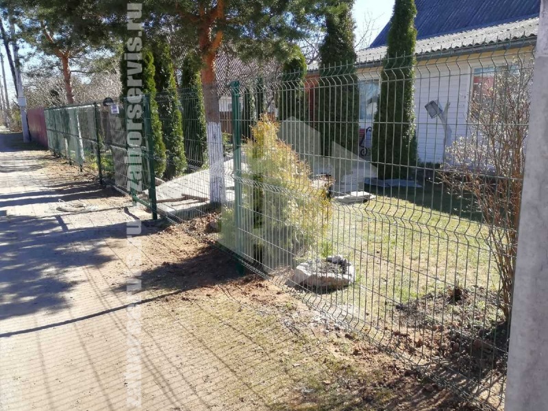 3D заборы для частного дома 120 метров 5мм